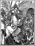 Pasja wg Albrechta Dürera. Wjazd do Jerozolimy