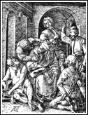 Pasja wg Albrechta Dürera. Szydzenie