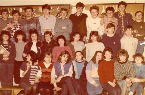 Klasa III d, listopad 1987 rok