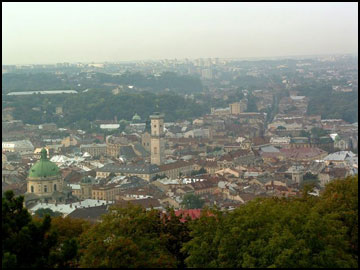 Lwów miasto na licznych wzgórzach